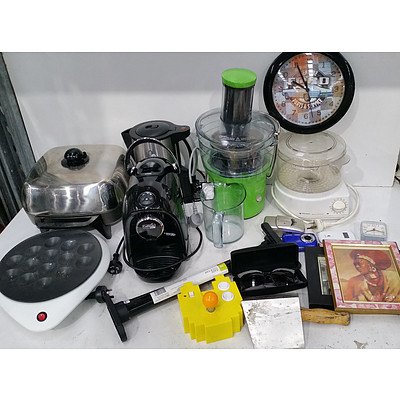 Selection of Homeware, Kitchen Appliances, Prints, Cables, Craft Supplies