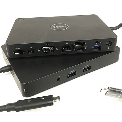 Dell K17A USB-C Docking Stations - Lot of 2