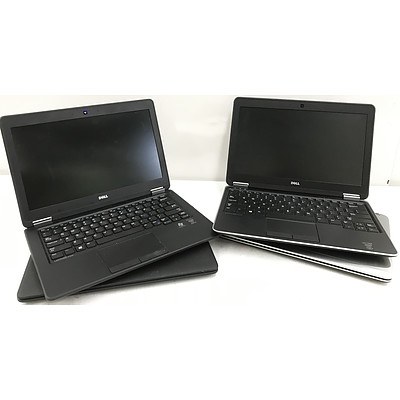 Dell Latitude E7240 & E7250 Laptops - Lot of 4