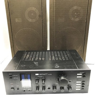 Sansui AU-D5 Integrated Amplifier & Stereo Speakerse