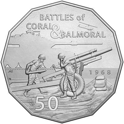 2018 50c Coral and Balmoral Uncirculated Coin