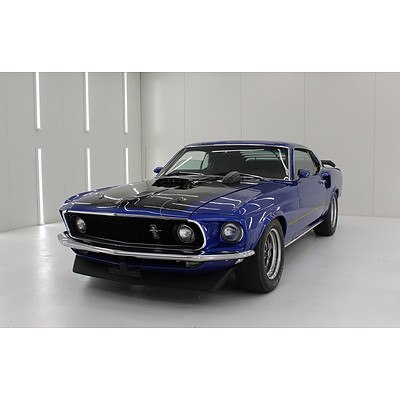 1969 Ford Mustang Mach 1 S Code Winter Blue 2dr Coupe 6.4lt V8