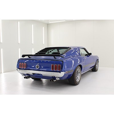 1969 Ford Mustang Mach 1 S Code Winter Blue 2dr Coupe 6.4lt V8