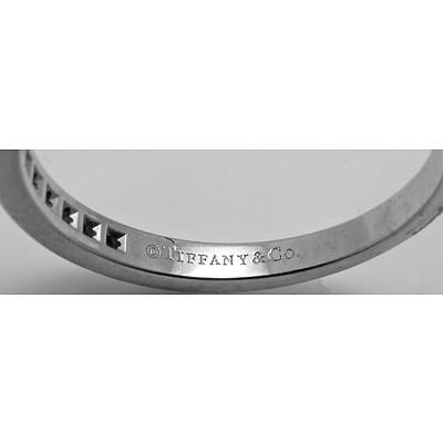 Tiffany Half Circle Ring Platinum