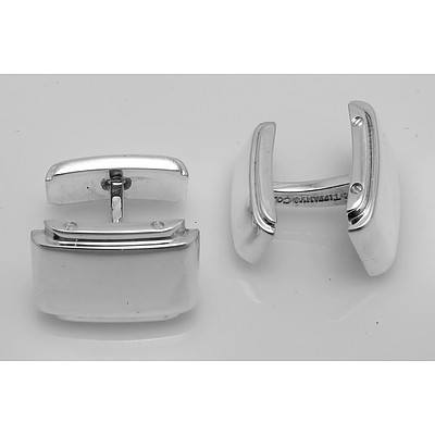 Tiffany Sterling Silver Cuff Links