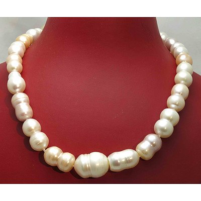 Extra Large graduated Fresh-water Cultured Pearls