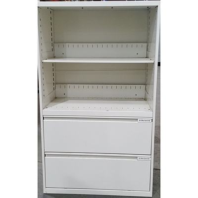 Office Specialty Two Drawer Lateral Filing/Shelving Cabinet