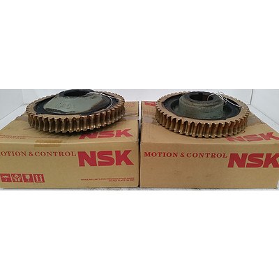 NSK Worm Gear Reduction Units for BU600 Gearbox - Lot of Two