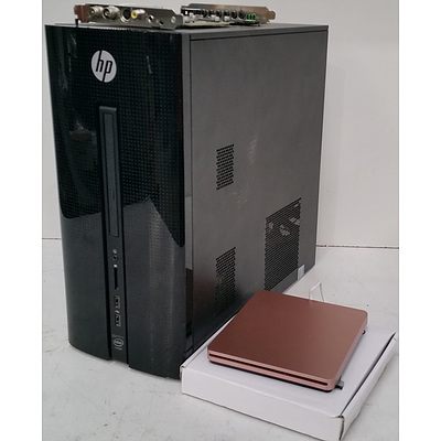 HP Tower PC Case with 4GB RAM and One Terabyte HDD