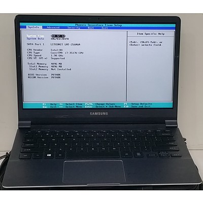 Samsung NP900x3C 13.3 Inch Widescreen Core i7 3517U 1.90GHz Laptop