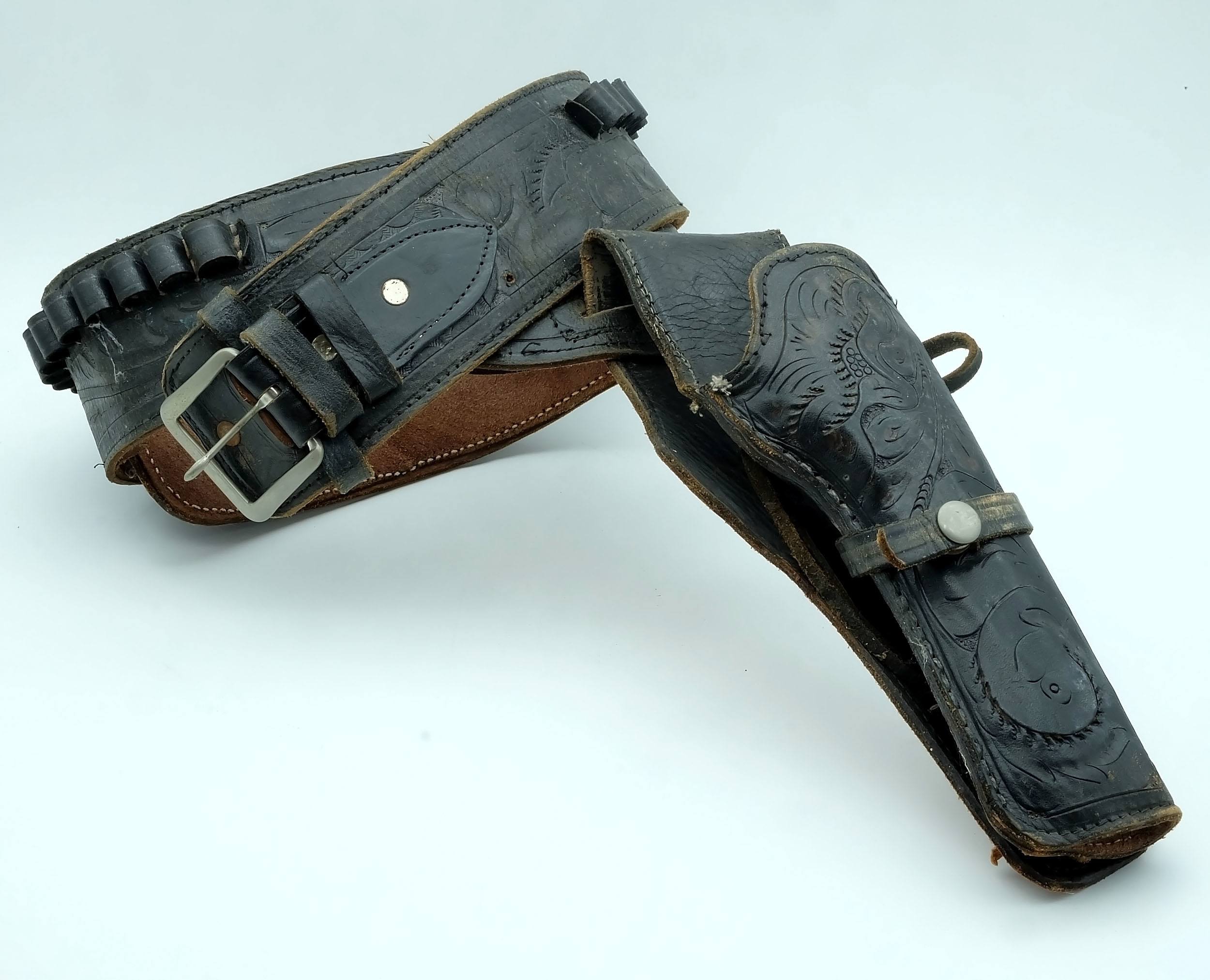 Vintage Leather Guns Belt Lot 1048626 ALLBIDS