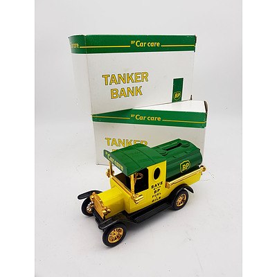 BP Tanker Banks ( Money Box ) Lot of 3
