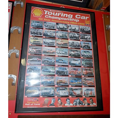 Eight Automotive Posters Including Bob Jane T Mart 1000 October 2004