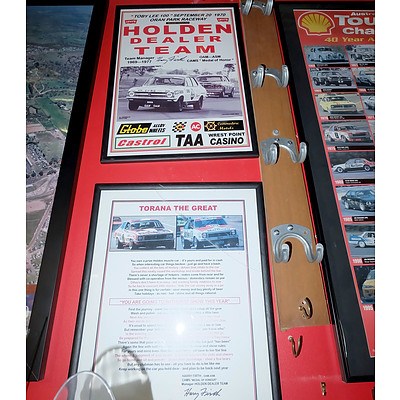Eight Automotive Posters Including Bob Jane T Mart 1000 October 2004