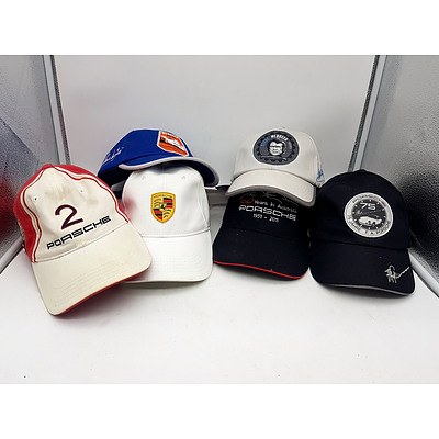 Assorted Porsche Hats - Lot of 6