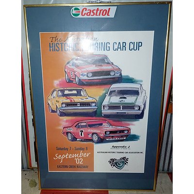Goodwood Race Meeting 2001 Poster and a Castrol Historic Touring Car Cup 2002 Poster