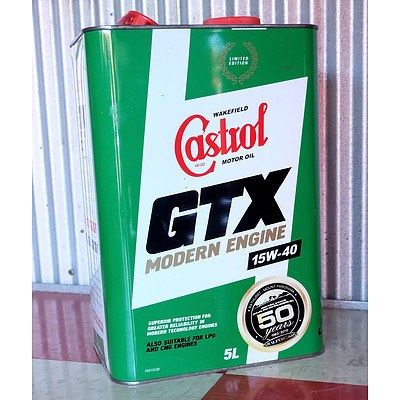Castrol Modern Engine GTX 15w-40 Oil