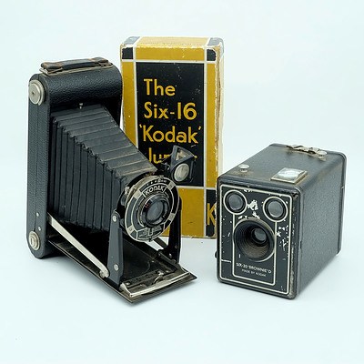 Kodak Six-16 Junior and a Kodak Brownie Six-20