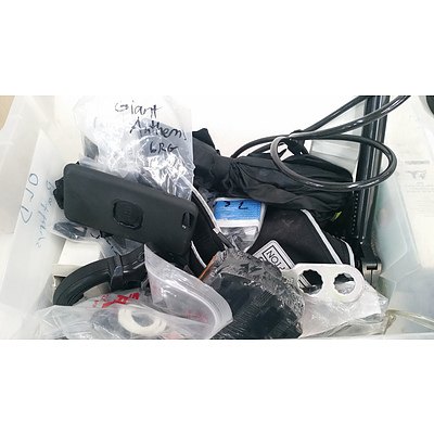 Bike Accesories - Assorted Lot Of Accesories & parts Including Bars, Locks, Sprockets & More.