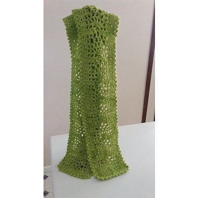 Crochet scarf - made by Jenny Bounds