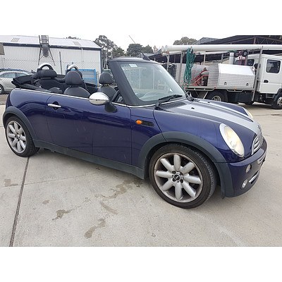 52005 Mini Cooper Cabrio R52 2d Lot 1046227 Allbids