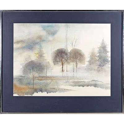 1980 Watercolour Signed Indistinctly