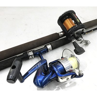 Two Fishing Rods with Reels