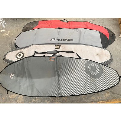 Padded Surfboard Bags - Lot of 4