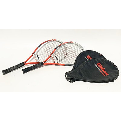 Pair of Wilson Grand Slam Tennis Rackets