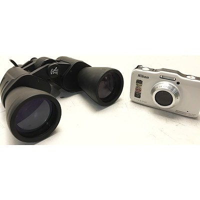 10-180x100 Binoculars & Nikon Coolpix 531 Digital Camera