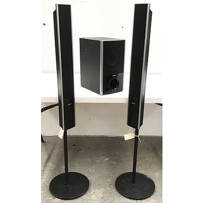 Sony Subwoofer and 2 Tower Speakers