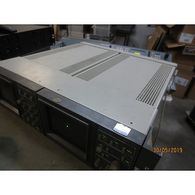 Tektronix 1711B Waveform Monitor and Tektronix 1721 Vector scope