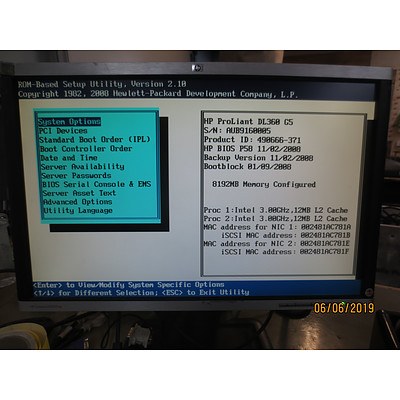 HP Proliant DL360 G5 3.00GHZ Intel Xeon Dual Core Server