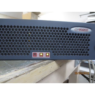 Ogden Technology Size: Digital audio dual 1x4 Sequoia Signal processing system