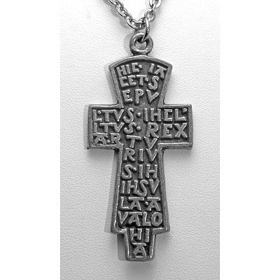 Celtic Pewter Cross Pendant