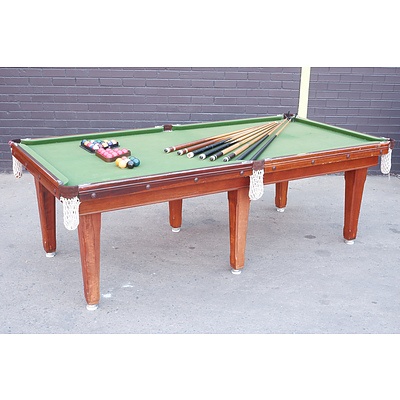 Prestige Billiards Eight Foot Pool Table with Accessories