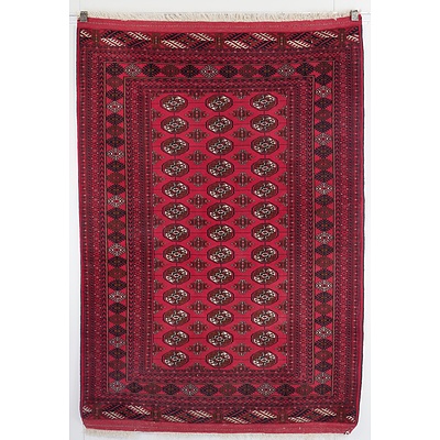Hand Knotted Wool Pile Bokhara Rug