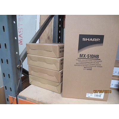 Sharp MX-510HB Waste Toner Unit *Brand New* - Lot of 5
