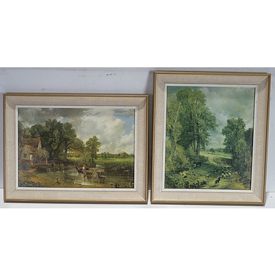 Two John Constable Offset Prints