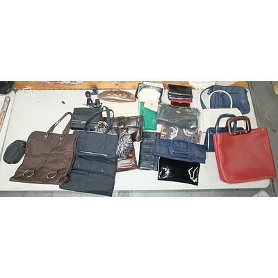 Very Large Group of Ladies Handbags and Purses