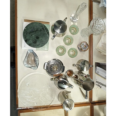 Large Group of Cut Crystal, Glass, Tableware and More