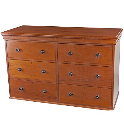 Substantial Cedar Chest of Drawers 19 Century