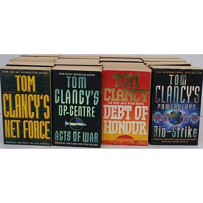 Selection of Tom Clancy Paperback Novels  - Lot of 27