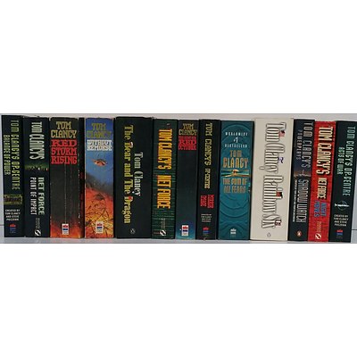 Selection of Tom Clancy Paperback Novels  - Lot of 27