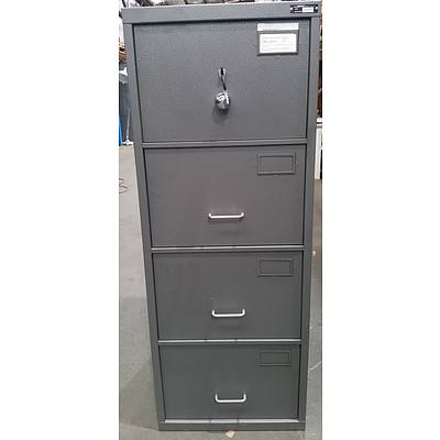 Planex C Class Four Drawer Filing Cabinet