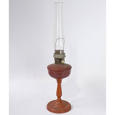 Vintage Super Aladdin Bakelite Kerosene Lamp With Stand