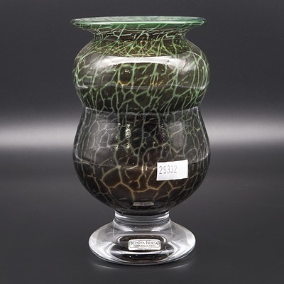 Ulrica Hydman-Vallien Kosta Boda Glass Vase