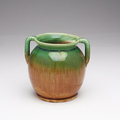 Australian Pottery Drip Glazed Vase