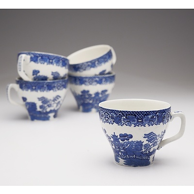 Five Woods Willow Pattern Teacups