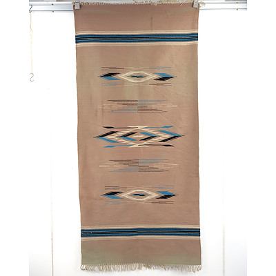 Navajo Type Hand Woven Rug